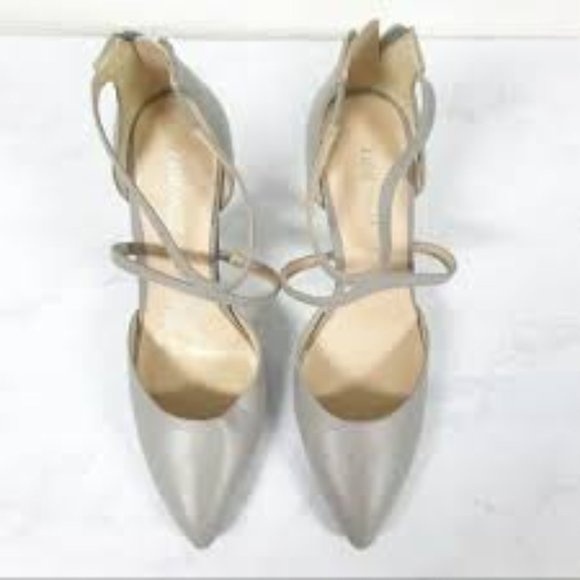 Elegant Gray Women's Heels - Picture 2 of 4